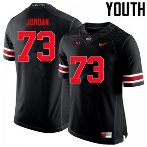 Youth Ohio State Buckeyes #73 Michael Jordan Black Nike NCAA Limited College Football Jersey Ventilation LSC2044BL